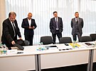 Kandidáti na generálního editele (zleva): Petr Dvoák, Pavel Hídel, Martin...