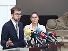 Jakub Michálek (Piráti) na tiskové konferenci k návrhu vlády zpomalit...