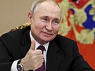 Ruský prezident Vladimir Putin v Moskv (1. ervna 2023)