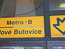 Po pdu eny do kolej ve stanici Nov Butovice bylo zastaveno metro B (6....