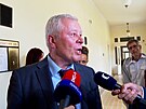 Pravomocn odsouzený bývalý místopedseda KSM Josef Skála u Mstského soudu v...