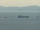 Italské speciální síly zasahují na turecké nákladní lodi Galeta Seaways u...