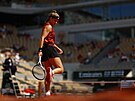 Karolína Muchová ve tvrtfinále Roland Garros.