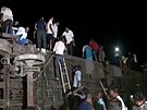 V indickém stát Odia se srazily dva vlaky. (2. ervna 2023)