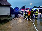 Jihoet hasii zasahovali pi bleskov povodni v Dboln na...