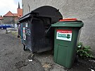V chebských ulicích se objevily zelené nádoby na odevzdání oleje a tuk z...