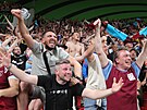 Fanouci West Hamu slaví triumf v Konferenní lize.