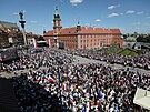 Ve Varav protestuje na pl milionu lidí. (4. ervna 2023)
