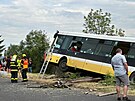 Nehoda autobusu MHD v Litvnov (9. ervna 2023)