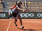 Amerianka Coco Gauffová ve tvrtfinále Roland Garros.