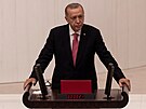 Turecký prezident Recep Tayyip Erdogan sloil prezidentskou písahu ped...
