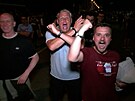 Fanouci West Hamu slavili vítzství ve finále Konferenní ligy