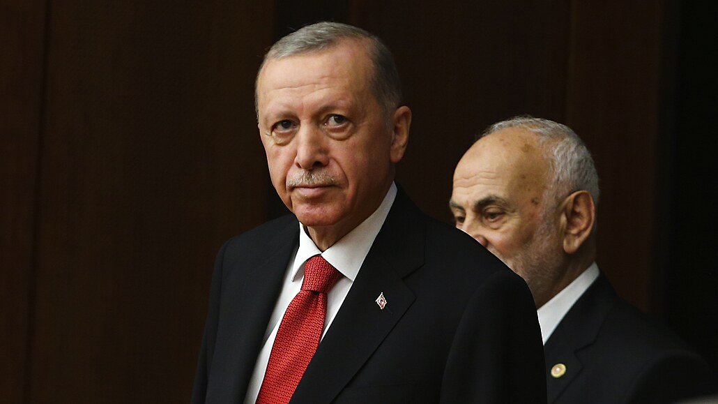 Turecký prezident Recep Tayyip Erdogan (2. ervna 2023)