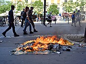 Francouzi počtrnácté vyšli do ulic kvůli důchodové reformě, kterou vláda...
