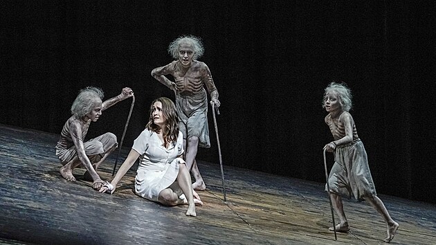 Pamina (Erin Morleyov) a ti gniov v Mozartov Kouzeln fltn v newyorsk Metropolitn opee