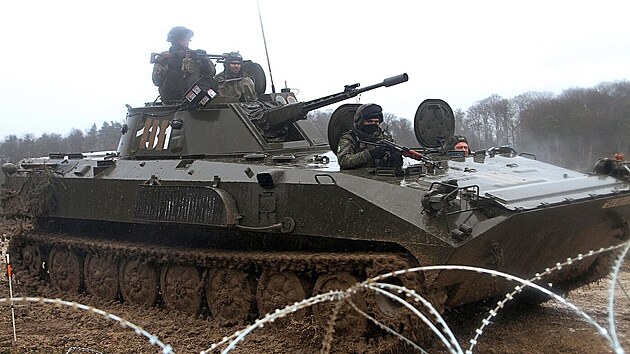 BMP-23 při cvičení Combined Resolve XIII