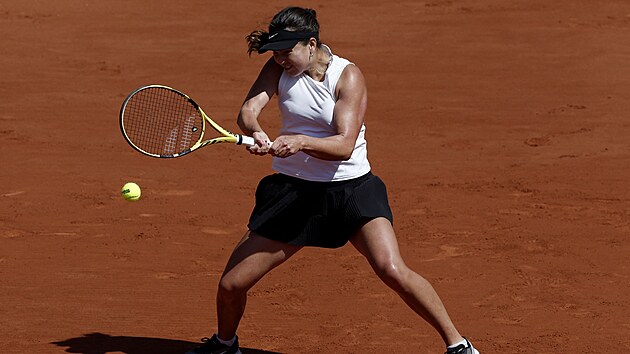 Americk tenistka s eskmi koeny Kayla Dayov na Roland Garros