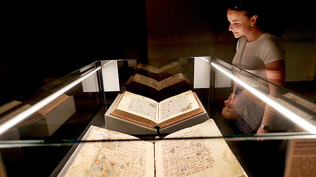 Vzácné gotické rukopisy zdobené zlatým písmem mohou lidé od 1. června 2023 vidět na mimořádné výstavě hradě Špilberk. Rukopisy nechala zhotovit královna Eliška Rejčka.