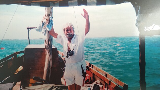 Na lodi v delt� �eky Orinoko ve Venezuele v roce 2007