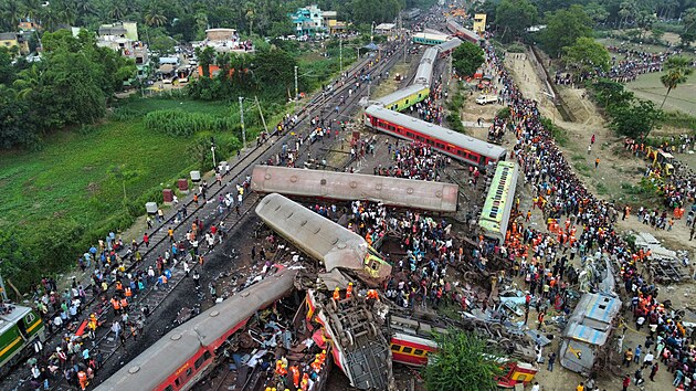 Pten srka vlak ve stt Odia byla v Indii nejhor v 21. stolet. (4. ervna 2023)