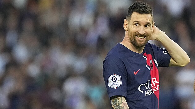 Lionel Messi během svého pravděpodobně posledního zápasu v dresu PSG