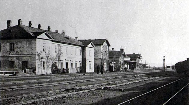 Stanice Hul�n v roce 1873