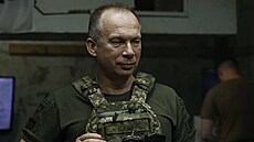 Vrchní velitel ukrajinských pozemních sil Oleksandr Syrskyj (erven 2023)