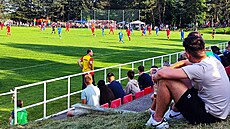Fotbalový zápas na hřišti Startu Brno