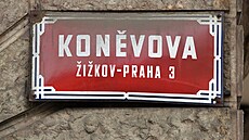 Koněvova ulice v Praze.