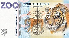 Pam�tní listy v podob� bankovek Na�e Zoo po�ídí náv�t�vníci vybraných zahrad....