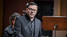 N�mecký kontratenorista Andreas Scholl p�i vystoupení na Pra�ském jaru