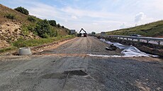 Dálnice D7 v blízkosti Loun. (zá�í 2023)