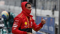 Ferrari, co je s tebou? Carlos Sainz bhem Velké ceny panlska