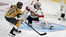 Jonathan Marchessault p�ekonává Alexe Lyona.