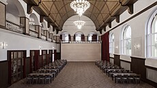 Velký sál získá nové hledi�t�.