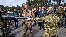 Výcvik ukrajinských voják v Nmecku (5. kvtna 2023)