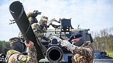 Výcvik ukrajinských voják v Nmecku (5. kvtna 2023)