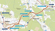 Plánovaná p�elo�ka silnice I/36 se vyhne Holicím i Borohrádku