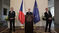 Prezident Petr Pavel se seel s premiérem Petrem Fialou a lídrem opozice...