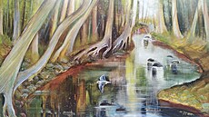 �eku Doubravu Josef Mina�ík miluje. V�noval jí spoustu obraz�, t�eba i tento z...