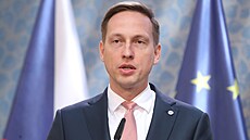 Nám�stek ministra spravedlnosti Karel Dvo�ák na tiskové konferenci ke vzniku...