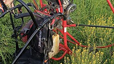 Na Písecku havaroval pilot paraglidingové motorové t�íkolky (1. �ervna 2023)