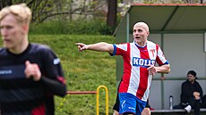 Tomá Heman, bývalý prvoligový fotbalista, hraje v okresní souti.