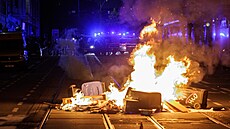 Násilné protesty levicových extremist v Lipsku (3. ervna 2023)