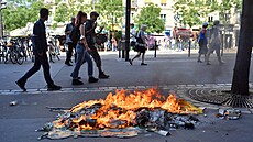 Francouzi potrnácté vyli do ulic kvli dchodové reform, kterou vláda...