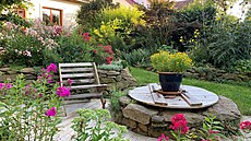 Zahrada u malí�e v Myslovicích na Klatovsku.