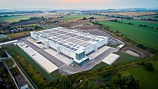 Distribu�ní centrum Amazonu v Kojetín� u P�erova (2. �ervna 2023)