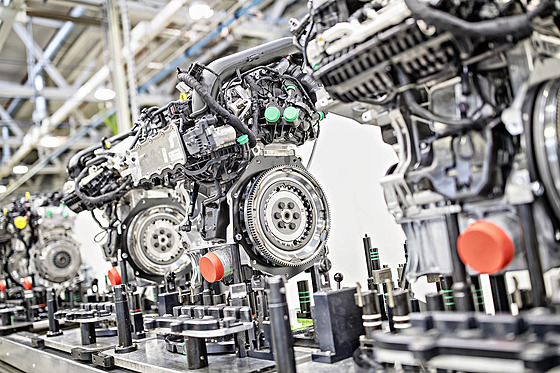 Produkce motor je velmi automatizovanou výrobou.