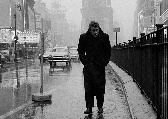 James Dean na Times Square (1955)