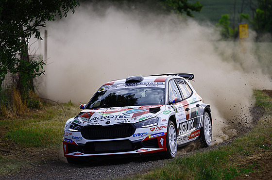 Jan Kopecký a Jan Hlouek jedou Rally Hustopee.